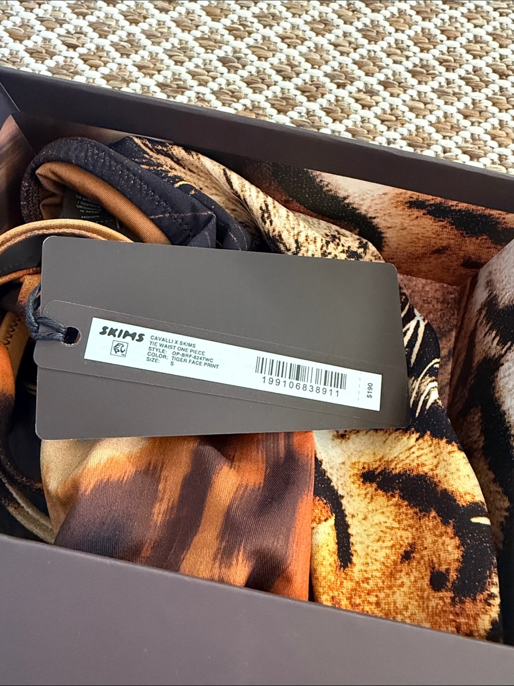 SKIMS x Roberto Cavalli Tiger Face One Piece Swimsuit - Picture 2 of 2